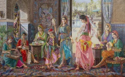 Le Quatuor Oriental par ABDERAHIM EL MADANI, étude et portrait collectif de quatre musiciens traditionnels marocains.